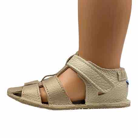 Baby Bare Shoes Barfußsandalen Gold Seite