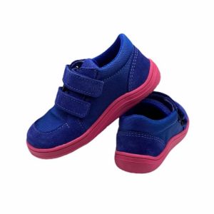 Baby Bare Shoes Barfußschuhe Sneakers Navy Pink Hinten
