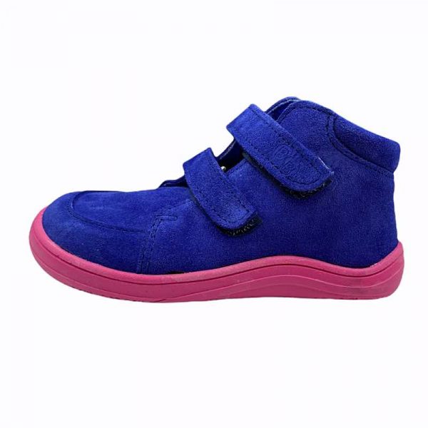 Baby Bare Shoes Barfußschuhe Febo Fall Navy Pink Seite