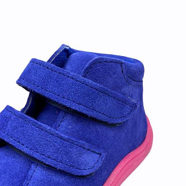 Baby Bare Shoes Barfußschuhe Febo Fall Navy Pink Seitlich