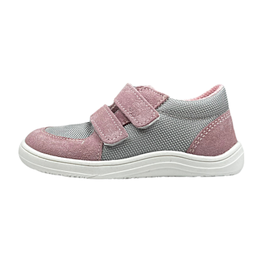 Baby Bare Shoes Barfußsneakers Grey:pink Seite