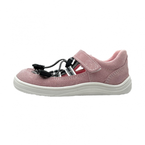 Baby Bare Shoes Barfußsandalen Febo Summer Grey Pink Seite