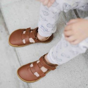 Crave Barfußsandalen Shellwood Cognac3 Min