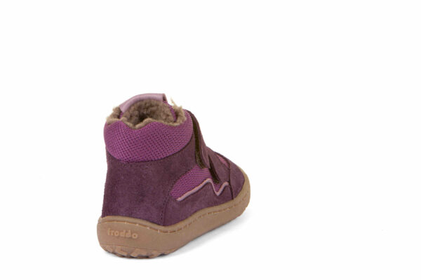 Froddo Barefoot Ankle Boot Winter Wool Purple2