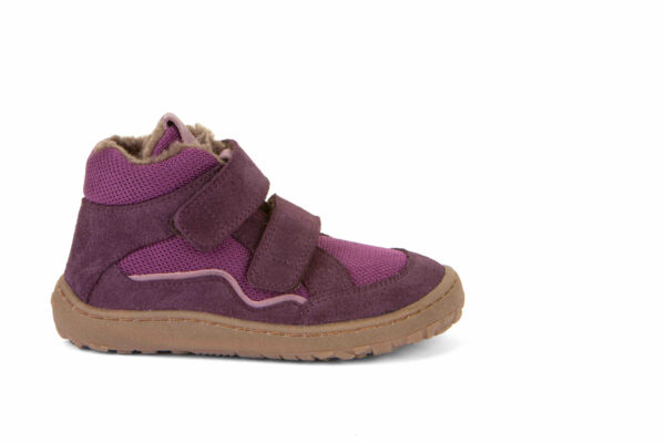Froddo Barefoot Ankle Boot Winter Wool Purple3